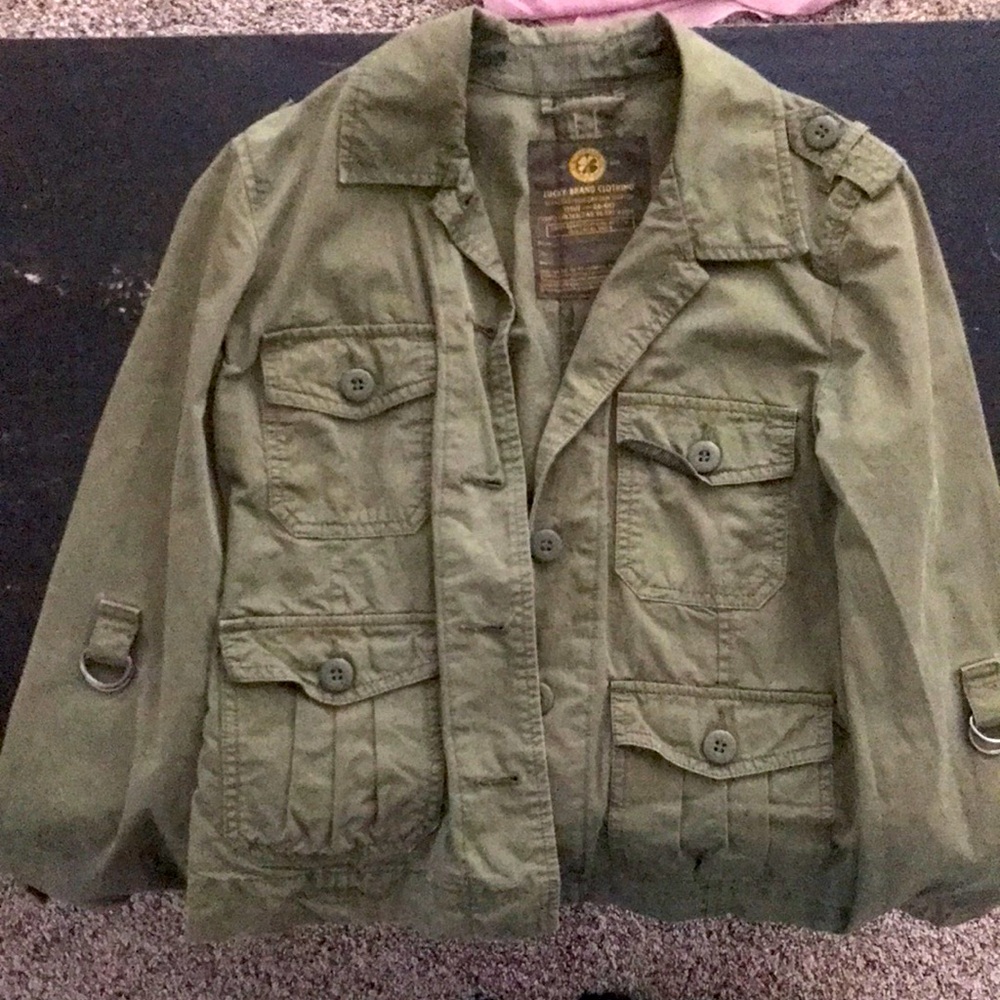 Green Army Style Jacket